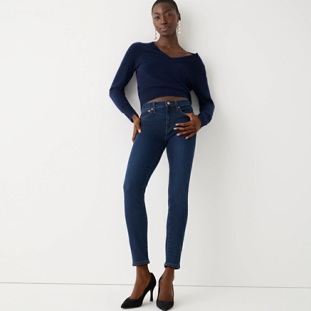 J. Crew Tall 9" mid-rise toothpick jean 28 Tall